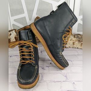Eastland Women's Mackenzie 1955 Camp Moc Boot - Navy Blue
